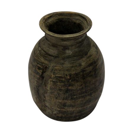 Hand Made Wooden Pot-19